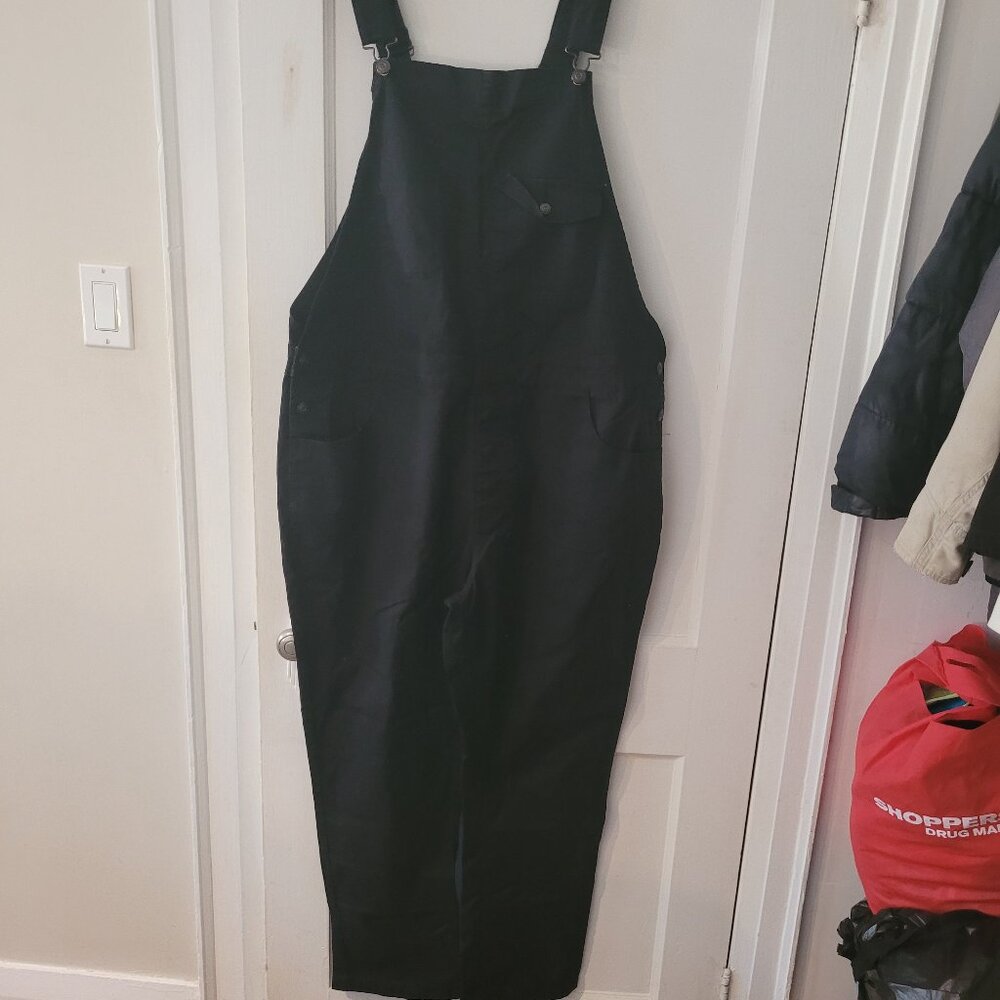 CLOSING MY CLOSET-BUY NOW-Asos Overalls, Black cotton, size XXL